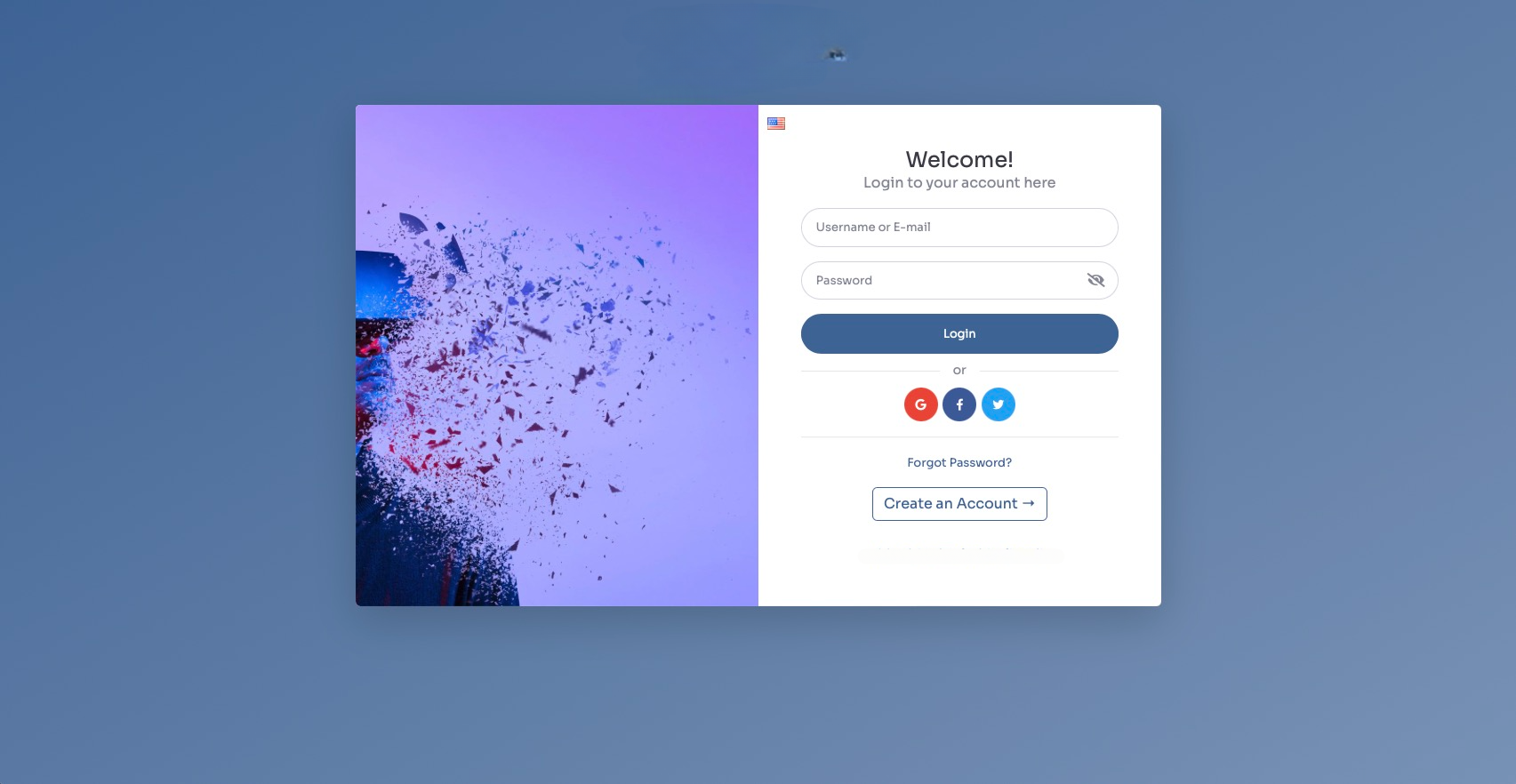 Login theme style 2