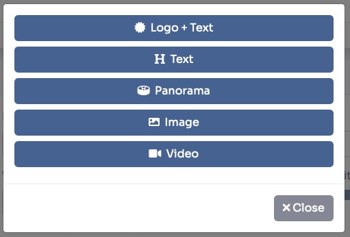 Choose slide type